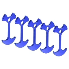 12Pcs Deck Pegs Aluminium Alloy Tent Stakes Camping Outdoor Blue