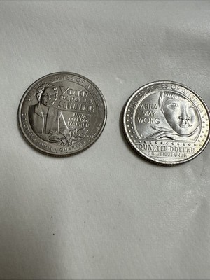Maya Angelou and Anna May Wong Commemorative Quarters Set