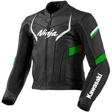 Blouson moto cuir Kawasaki Ninja neuf veste moto motard Kawasaki