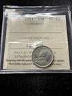 1921   ICCS  Graded Canadian,  ¢10  Cent, **MS-63** Cert # XQD 802