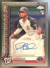 Darren Baker Chrome 2025 Auto