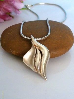 Phantastischer Anhänger Silber 925, edles Design, Meistermarke, Kette 925