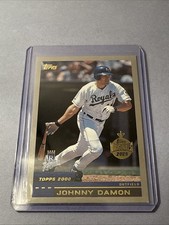 Johnny DAMON 2000 Topps Baseball Holiday Card BUYBACK Gold Foil Stamped SP #295