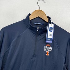 Illinois University Quarter Zip Women's Large 2026 Final Four Embroidered NEW