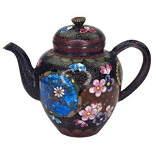 景泰蓝古董日本茶壶| eBay
