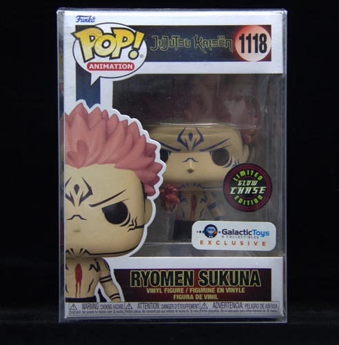 Funko Pop! Jujutsu Kaisen Ryomen Sukuna #1118 GITD Chase Galactic Toys Exclusive