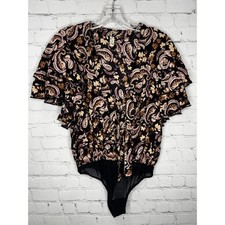 Free People Intimately "Call Me Later" Printed Bodysuit