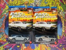 Hot Wheels Silver Series 25th Fast & Furious 1970 Dodge Charger R/T Set/Lot X2