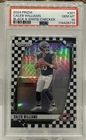 2024 Prizm Caleb Williams RC Black and White Checker #301 Bears PSA 10 Pop 21