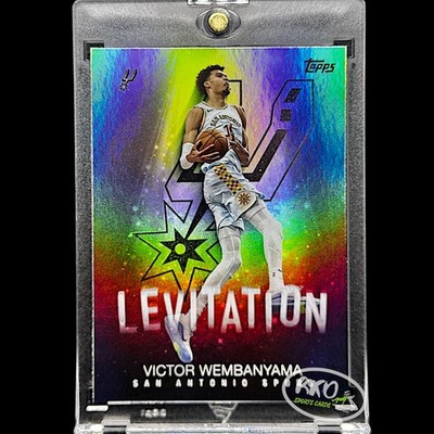 Victor Wembanyama RARE RAINBOW FOIL REFRACTOR INVESTMENT CARD TOPPS SPURS MINT
