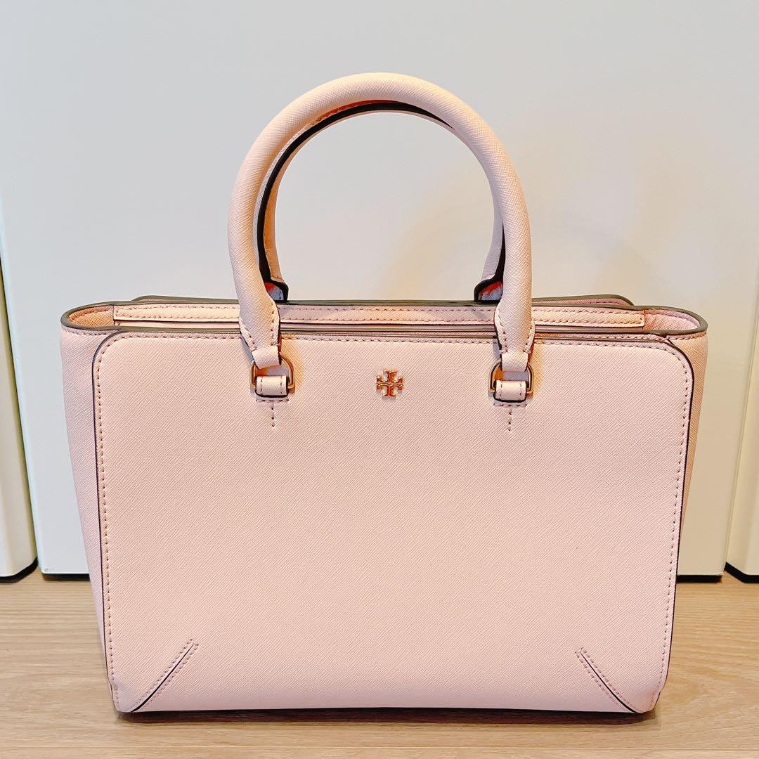 Tory Burch Shoulder Bag Handbag Leather Pink Women's From Japan thumbnail 8