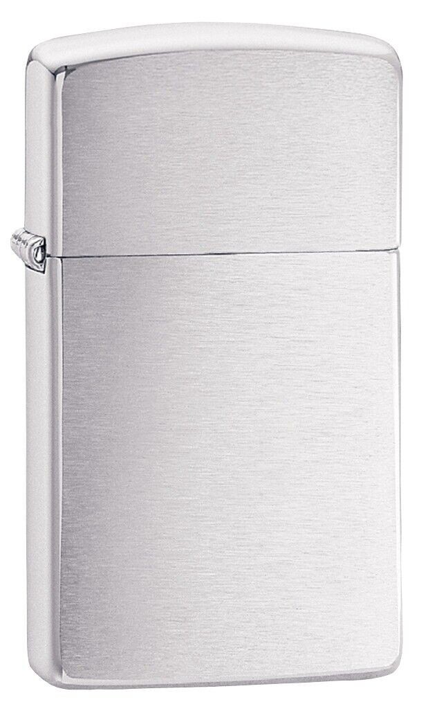Zippo Slim Brushed Chrome 1600