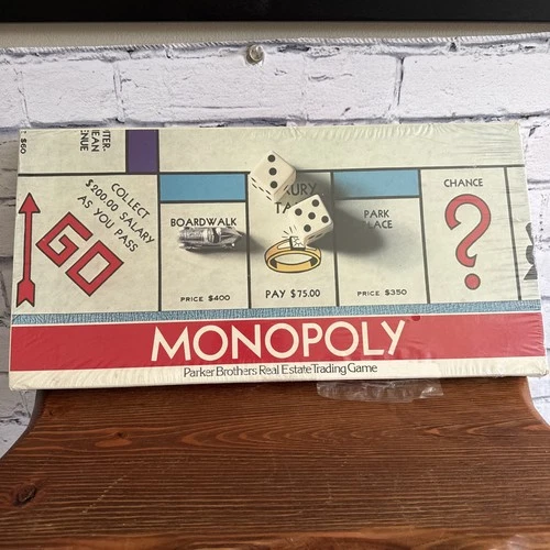 Vintage Parker Brothers Monopoly No 9 Sealed Board Game