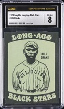 1978 LAUGHLIN LONG AGO BLACK STARS BLACK STARS #8 BILL DRAKE CSG 8
