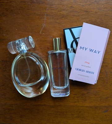   Parfümsammlung Calvin Klein Beauty EDP 25 ml  Armani My Way EDP 10 ml 