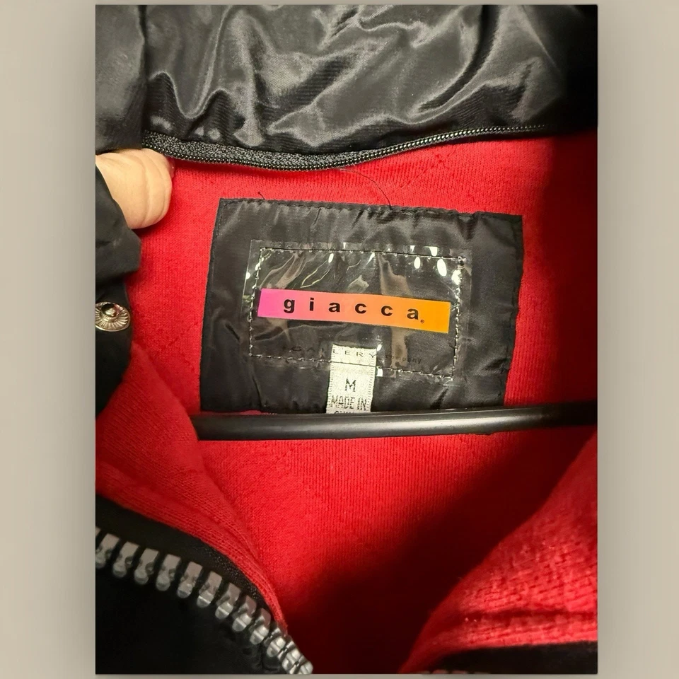 Chaqueta acolchada de colección Y2K para mujer Abrigo de moto Bombardero Medio vanguardista Años 2000 Motociclista Grunge Foto 3 de 4