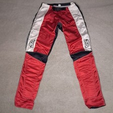 Vintage Y2K JT Paintball Pants Adult 32 Large Red White Black Padded