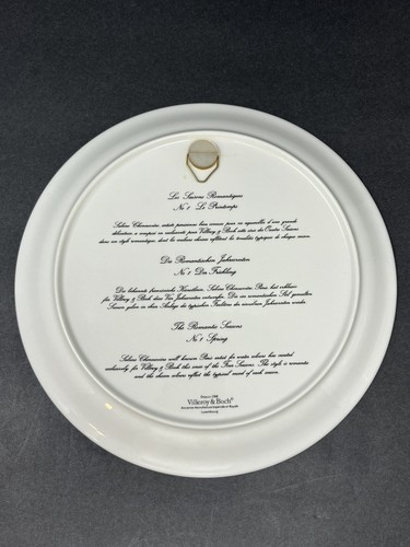 Villeroy & Boch The Romantic Seasons No. 1 Spring Plate 1748 in Original Box - Picture 4 of 5