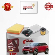 KIT TAGLIANDO 4 FILTRI E OLIO RANGE ROVER EVOQUE 2.2 D 110KW 150CV DAL 2011 ->