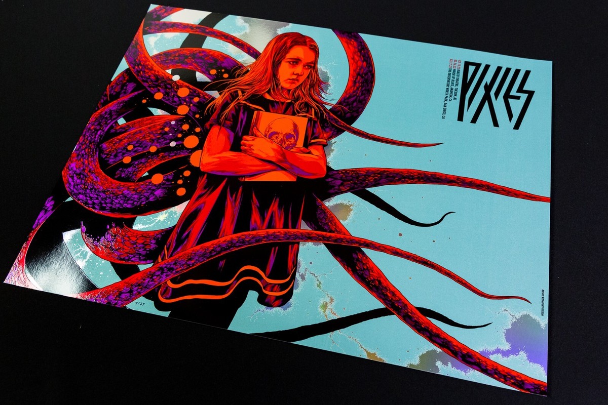 The Pixies Arizona / California Tour 2022 Foil Concert Poster Art
