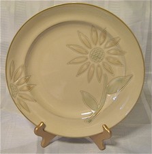2 Cuisinart Sunflower 12" Serving Plate Platter HandPainted Stoneware Dinnerwear