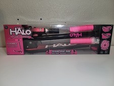 New Halo Rise Above Supreme Inline Scooter pink & black w light up wheels