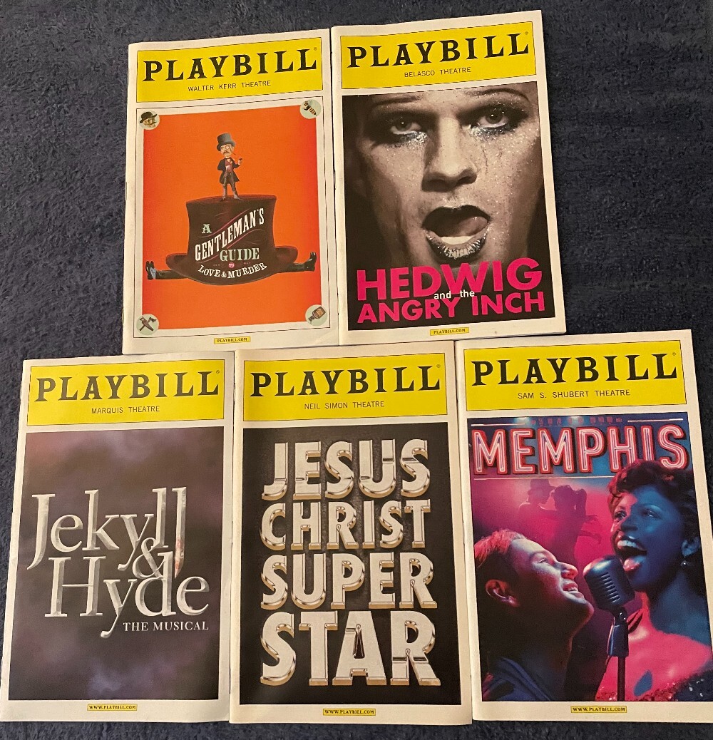 OPENING NIGHT Broadway Playbills Rare Collectibles Excellent