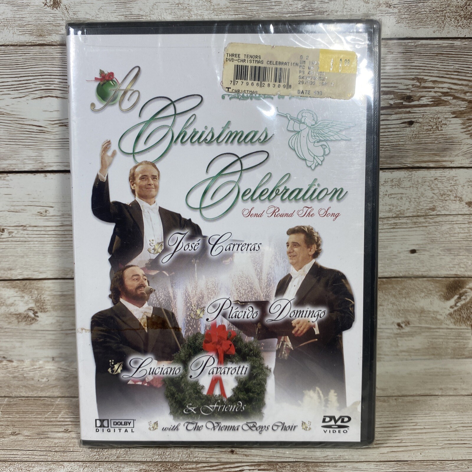 Christmas Celebration Round the Song DVD Domingo Pavarotti Luciano Factory Seal