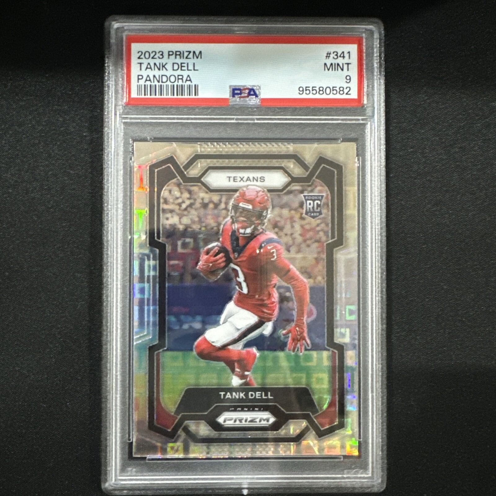 2023 Panini Prizm - Rookies Pandora Prizm #341 Tank Dell 179/400 (RC) PSA 9