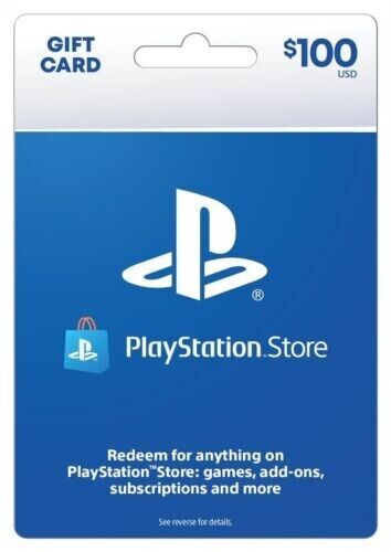 New Sony Network PSN 100 Dollar USD Gift PS5 PS4 ONLY