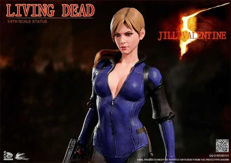 Resident Evil 5 Jill Valentine Resin Model Painted Statue 1/4 Hot Heart In  Stock