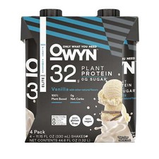 OWYN Pro Elite Protein Shake, Vanilla, 4 Ct, 32g