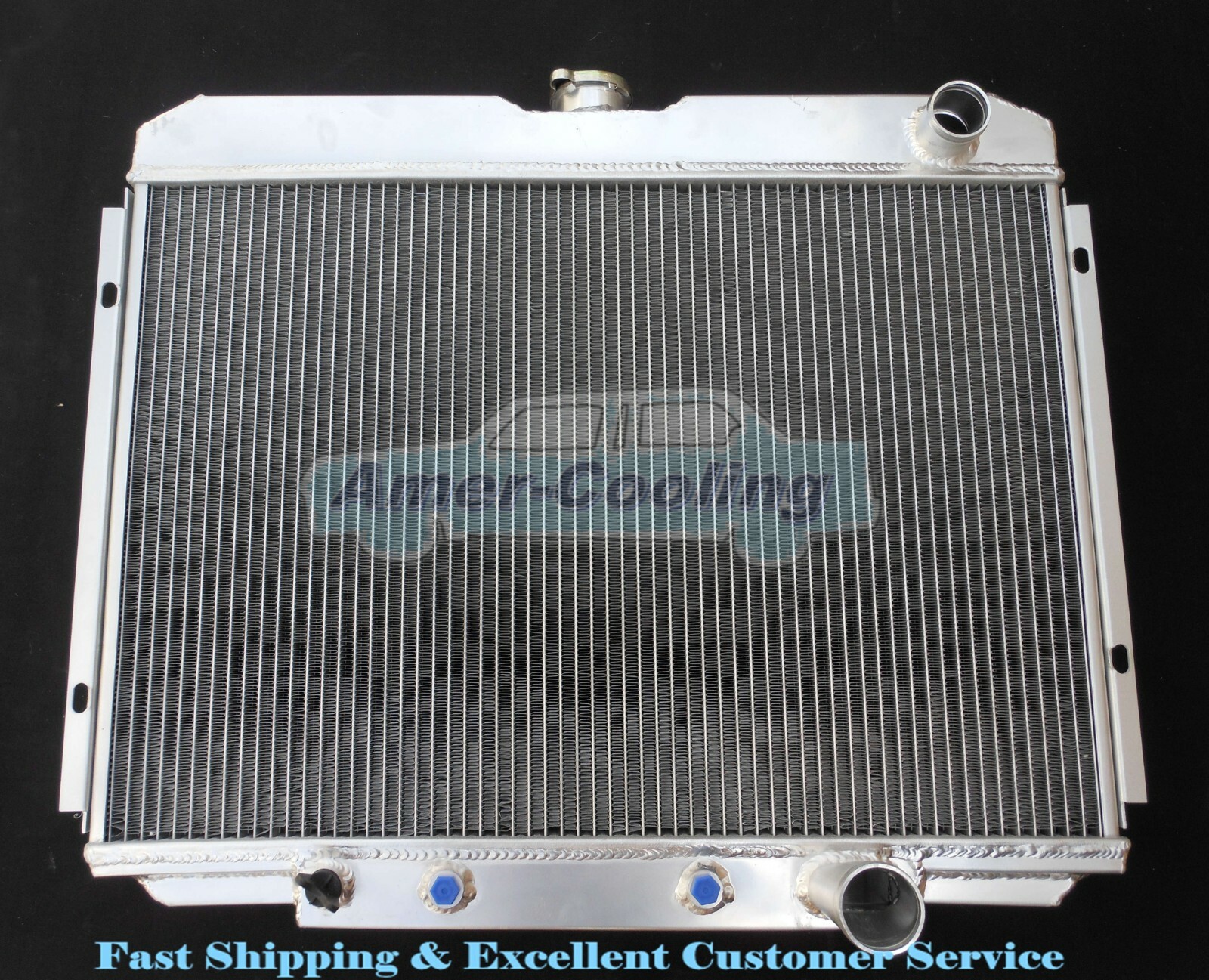 New 3 Row Aluminum Radiator 1967-1970 Ford Mustang Mercury Cougar