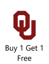 ~*~ OKLAHOMA Sooners OU Logo Vinyl Decal Sticker Buy 1 Get 1 Free ncaa football