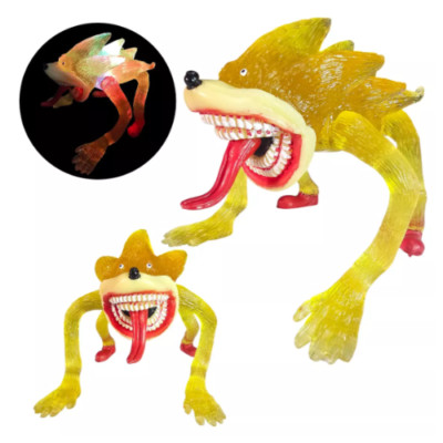 SHIN SUPER SONIC TAPES action figure size tall 5  long 6'' HORROR  with LED     
