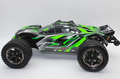 Traxxas 67097-4 Green RC Rustler 4x4 VXL Ultimate Brushless 1:10 New OVP