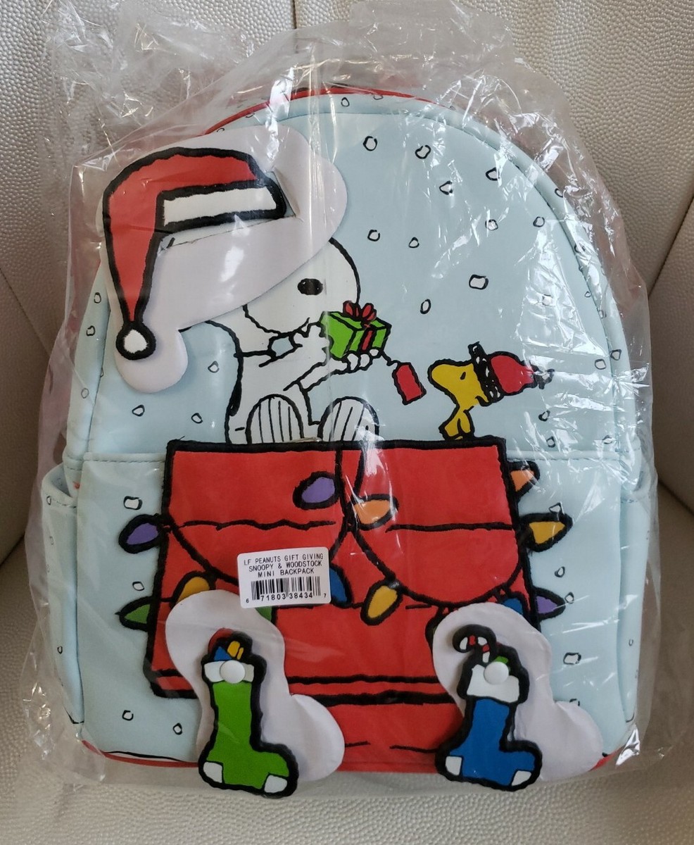バックパック・リュック Loungefly Peanuts Happy Holidays Mini Backpack Loungefly Peanuts Happy Holidays Mini-Backpack – A1 Swag