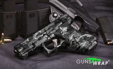 Camo Guns Wrap Skins Premium Vinyl for Pistol Skin cmb-2