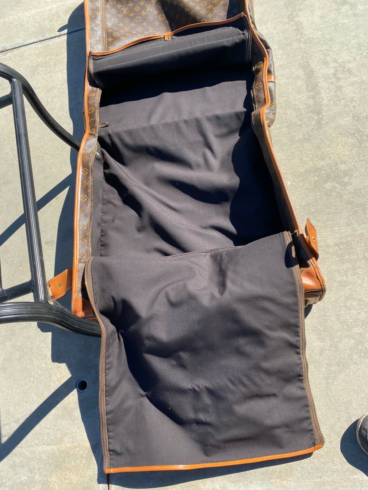 Vintage Louis Vuitton Large Folding Garment Bag Monogram Canvas