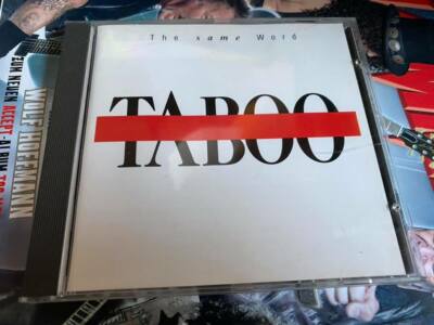 Taboo - The Same Word CD Sehr Gut