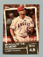 Albert Pujols 2020 Topps Series 2 WARRIORS of the DIAMOND #WOD-16 ANGELS
