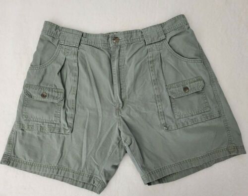 Red Head Brand Co. Casual Men's Cargo Shorts Size 42 Green Cotton Cargo