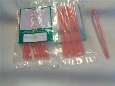 HEAT SHRINK TUBE SEMI RIGID 5 7/8'' LOT OF ( 16 ) 18-22 AWG / GAUGE MARINE BOAT
