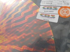 Dichroic Glass:CBS 96 COE Voltage Pattern on Flat Clear - 3"Sq