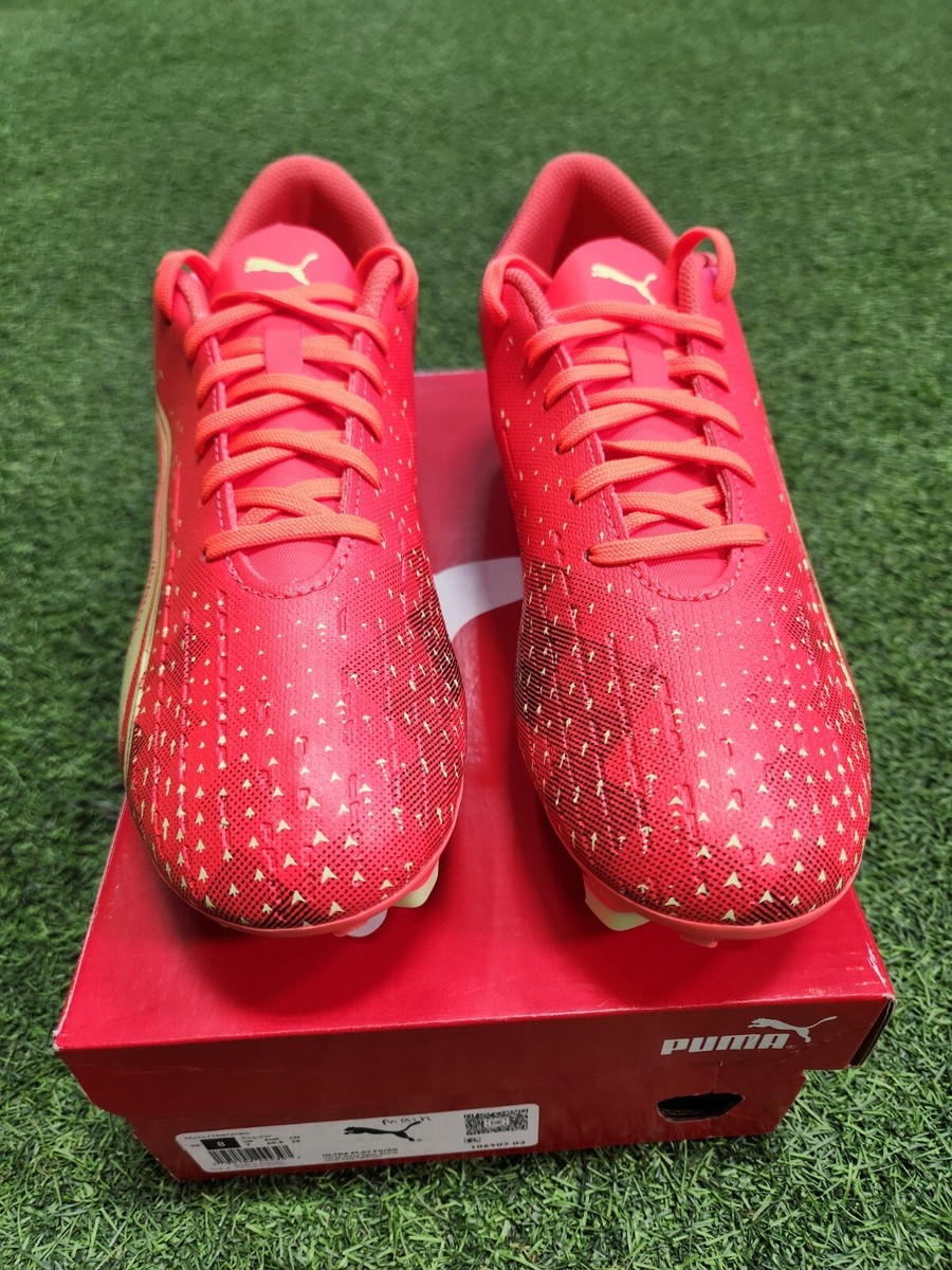 Puma Ultra Play Fg Men's Soccer Shoes Fiery Coral-Black | eBay