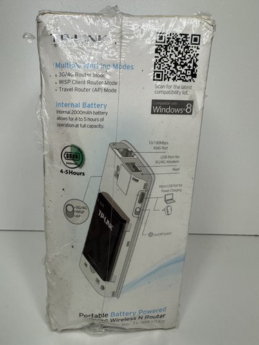 TP-LINK 3G/4G Wireless N150 Portable Router - AP/WISP (TL-MR3040) - Picture 3 of 4