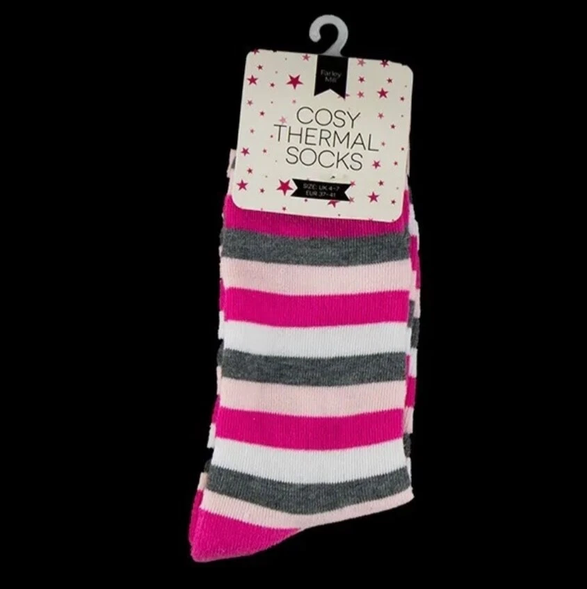 3 pares de meias térmicas aconchegantes femininas de inverno - Farley Mill - Imagem 4 de 4