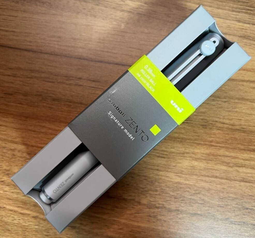 Uniball Zento Signature Mitsubishi Pencil Model Silver 0.38mm