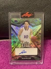 2022-23 LEAF EXOTIC JALEN WILSON BA-JW2 PEACOCK SHIMMER AUTO AUTOGRAPH #d 4/6