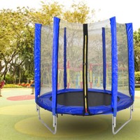 5ft Garden Outdoor Kids Trampolines with Enclosure Safety Net Funny Trampolines